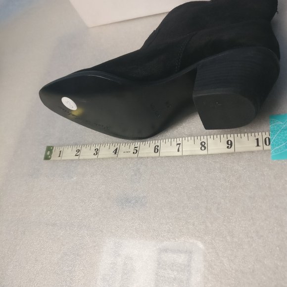 Free People Western boot ALL LEATHER Cowboy Low heel ankle boot 6.5us /4.5uk New - Picture 9 of 12